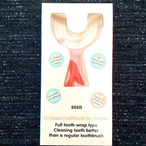 🌟5/$15 🆕Kids U-Shape 🦷 Toothbrush NIB: Pink for ages 6-12